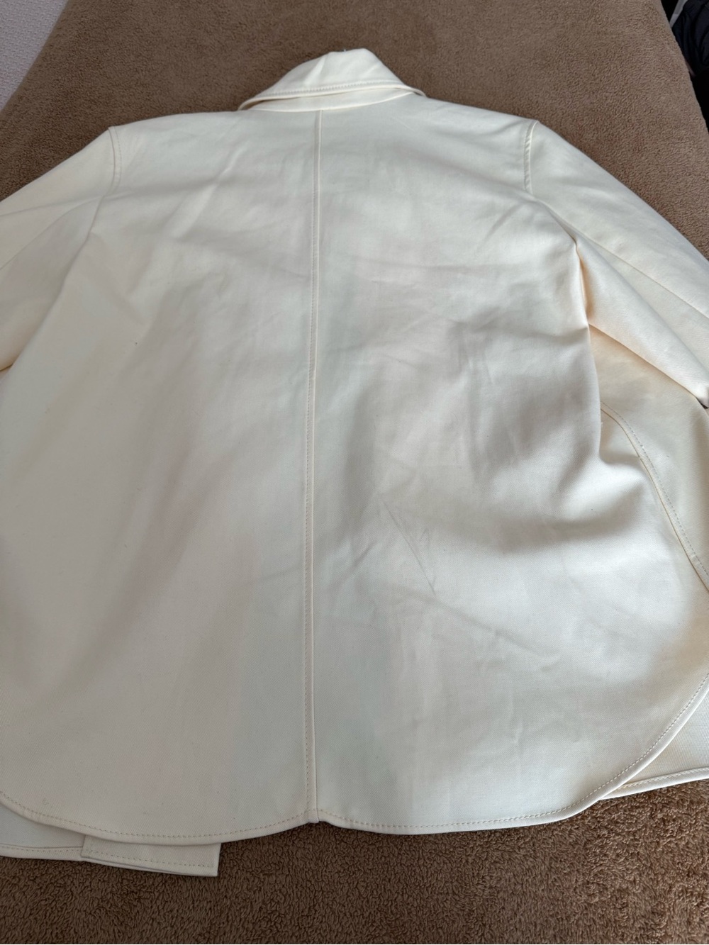 ZARA butter Yellow cotton Short Trench Coat/ shorts set SZ XL/ L NWTsell the set - Picture 6 of 12